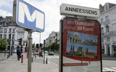 Question écrite concernant les annonces des stations Anneessens-Fontainas et Bourse-Grand Place dans les trams